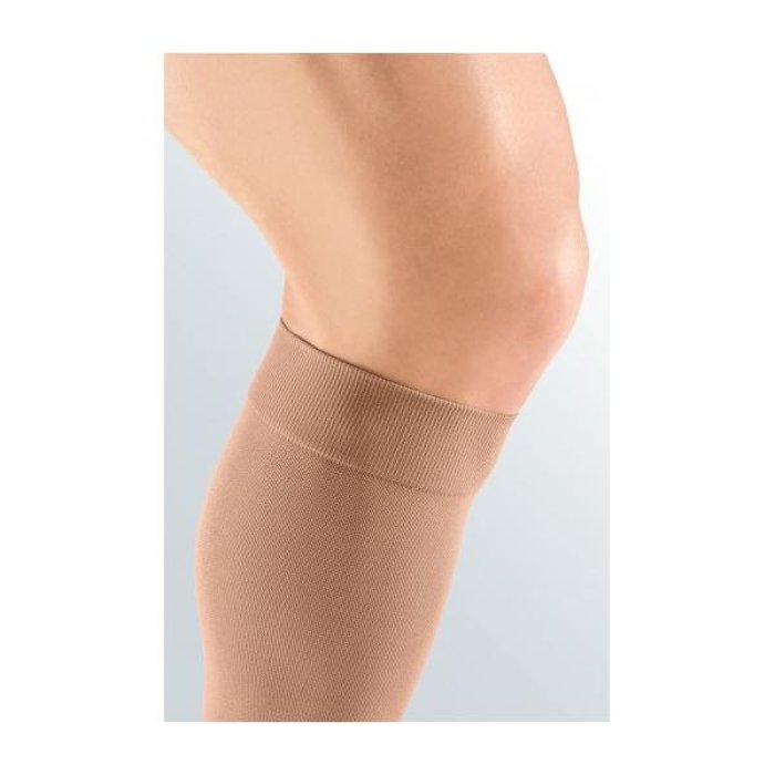 Calze Medicali a Compressione Medi Classe 1 in Cotone con Reggicalze Taglia 5 per Circolazione, Vene Varicose e Gambe Stanche