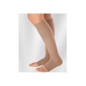 Medi Gambaletto a Compressione Medicale Classe 2 in Cotone – Calza Elastica Uomo Donna Taglia 2