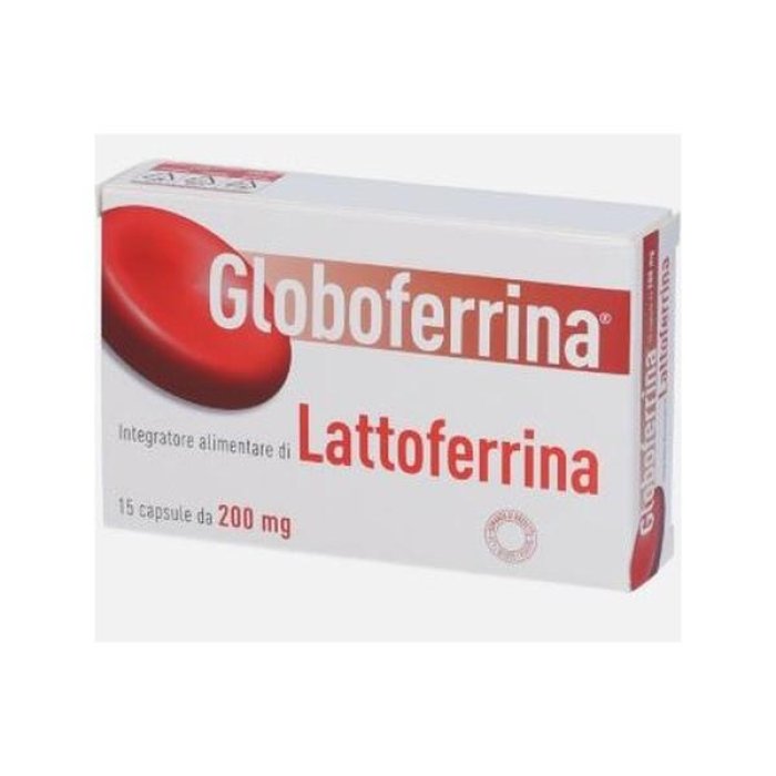 Alfasigma Globoferrina Integratore di Lattoferrina 200 mg 15 Capsule