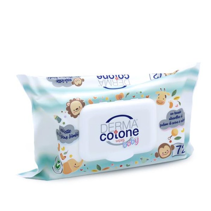 Dermacotone Baby Salviette Detergenti Delicate alla Camomilla 72 Pezzi