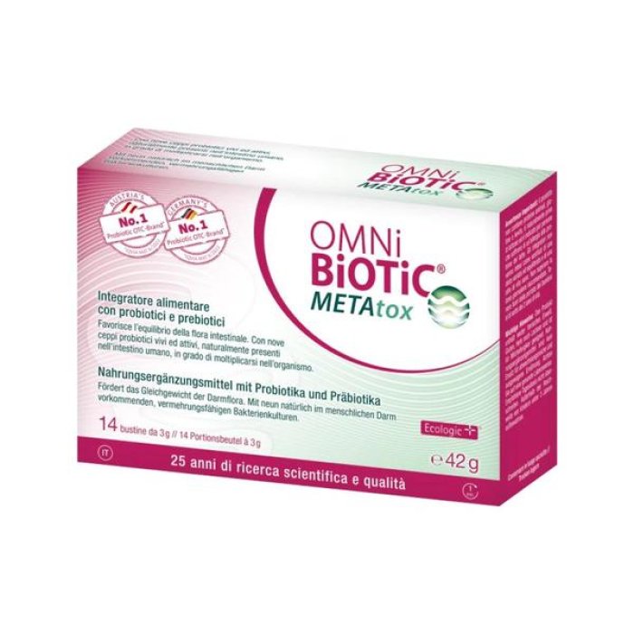 Institut Allergosan Gmbh Omni Biotic Metatox Mx 14 Bustine Da 3 G