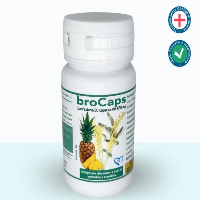 Brocaps Integratore Fermenti Lattici Vivi 20 Capsule Gastroresistenti per Benessere Intestinale