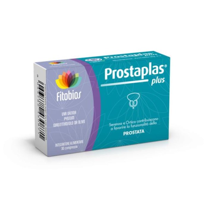 Fitobios Prostaplas Plus Integratore Alimentare per la Prostata e la Funzionalità Urinaria 30 Compresse