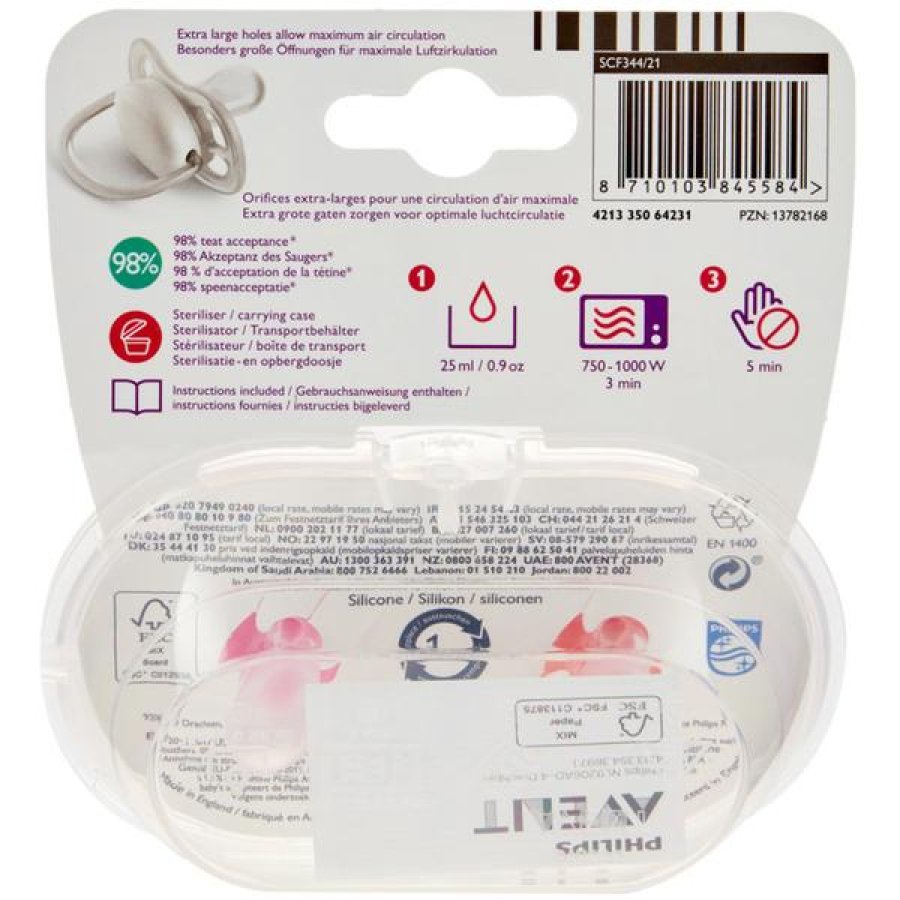 Avent succhietto Ultra Air 0-6 mesi marrone/sole/arancio - succhietti ortodontici 0-6 mesi Avent succhietto Ultra Air 0-6 mesi marrone/sole/arancio - succhietti ortodontici 0-6 mesi