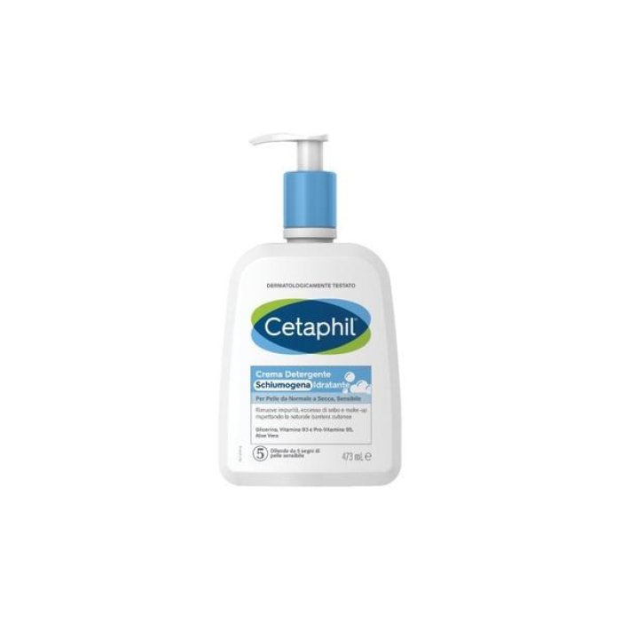 Cetaphil Crema Detergente Schiumogena Idratante Pelle Normale Secca 236ml