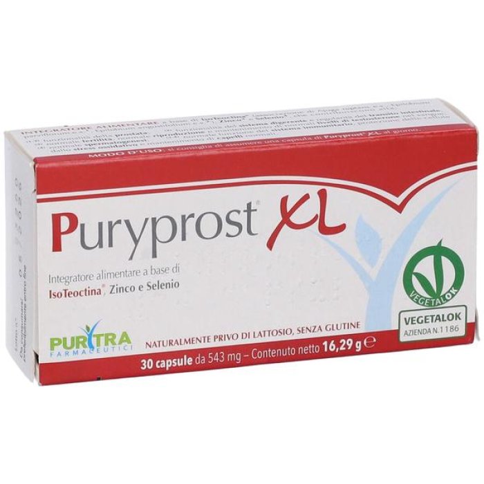 Purytra Farmaceutici Puryprost Xl 30 Capsule Vegetali Gastroresistenti