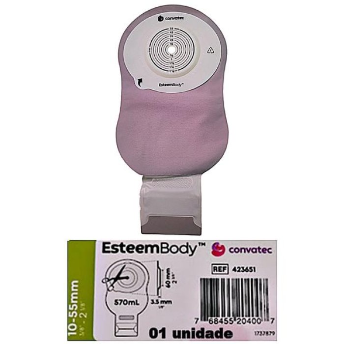 Esteem Body Fo CH 7mm op10-25 - sacche per stomia Esteem Body con schiuma