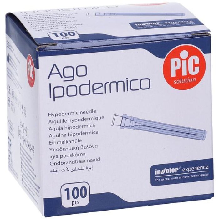 Ago Ipodermico Sterile Monouso Pic Calibro 18 Confezione 100 Pezzi per Iniezioni Professionali | Takiacademy
