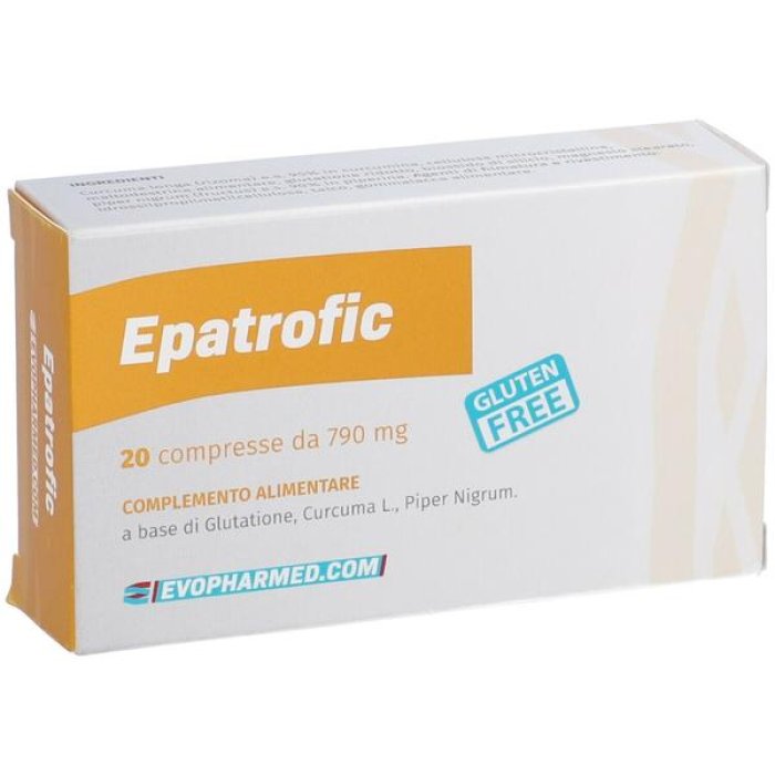 Epatrofic Integratore Fegato 20 Compresse 790 mg per Depurazione e Benessere Epatica