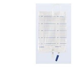 Sacca urinaria da letto Diacare 130 cm con tubo di scarico, sacchetto per raccolta urina 2 litri, confezione da 25 pezzi