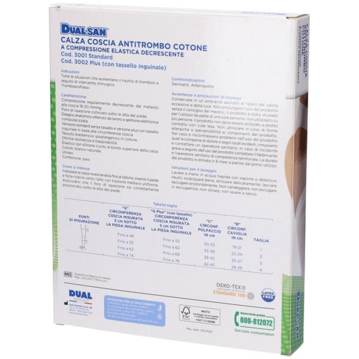 DUALSAN Calza A/Tr.Plus 4