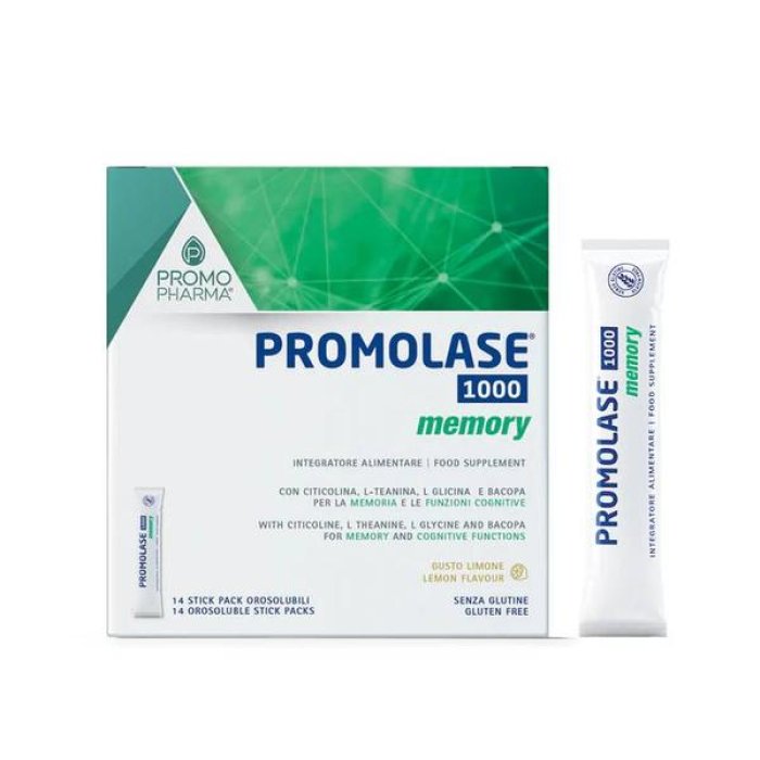 Promolase 1000 Memory 14 stick - integratore per memoria e concentrazione