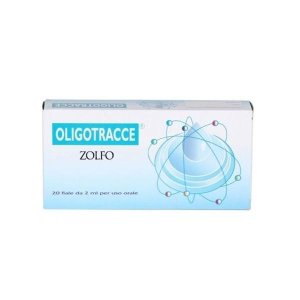 Oligotracce Zolfo con Metilsulfonilmetano Integratore in 20 Fiale da 2 Millilitri