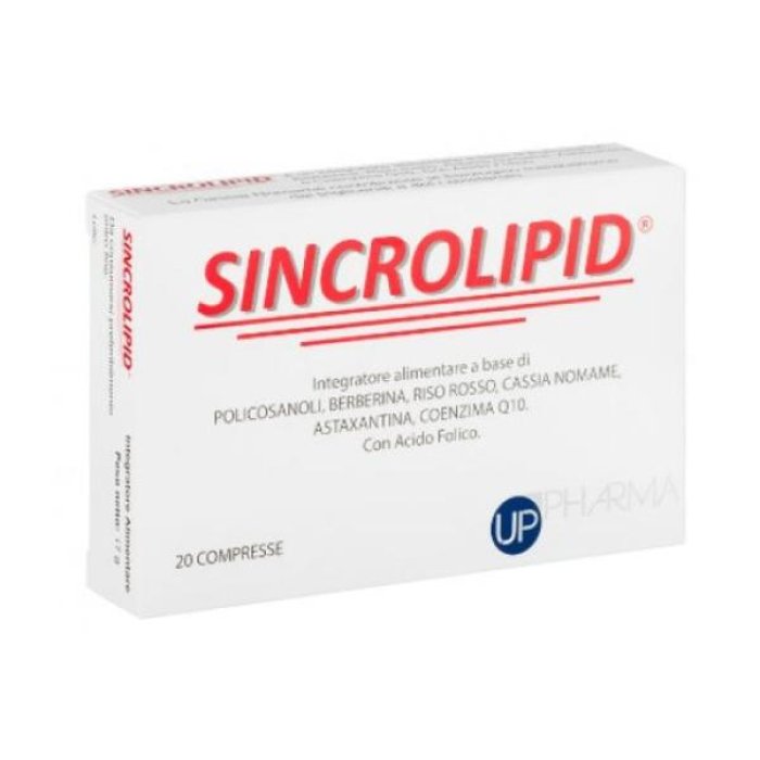 Sincrolipid 20 Compresse Integratore Colesterolo e Trigliceridi per Metabolismo dei Lipidi