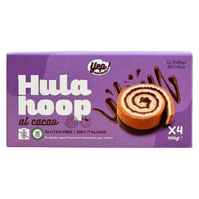Yep merenda Hula Hoop nocciola 4 pezzi - merendine con crema alla nocciola