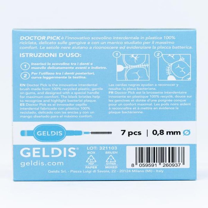 GELDIS Doctor Pick 0,8mm 7pz