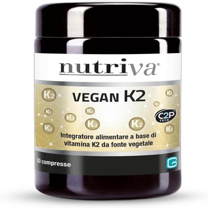 K2-GEA 30 Capsule Vegetali: Vitamina K2 di Origine Vegetale per la Salute delle Ossa e dei Denti