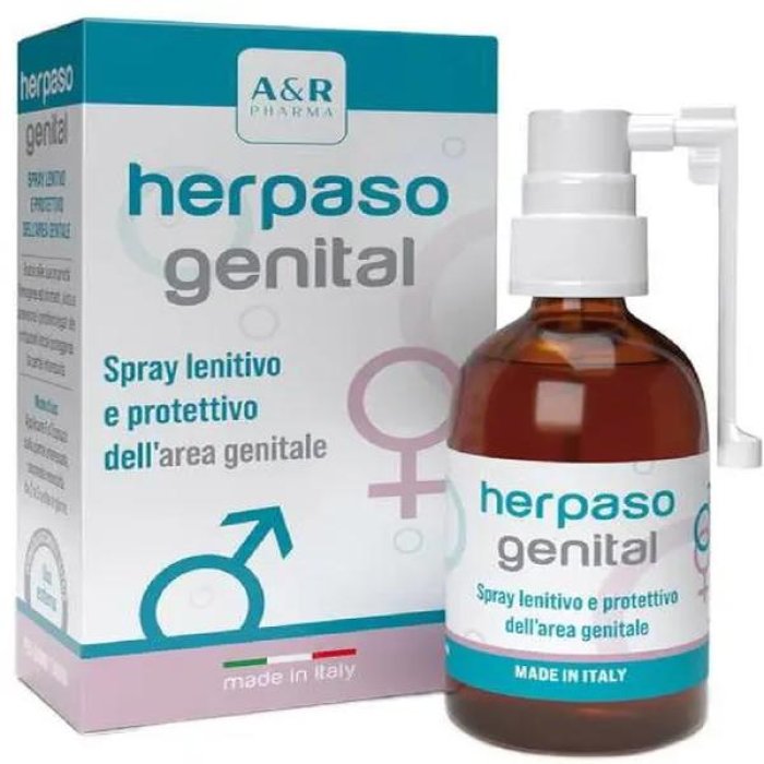 Herpaso Genital Crema Intima Lenitiva 50 ml | Trattamento Delicato per Irritazioni e Rossori della Zona Genitale