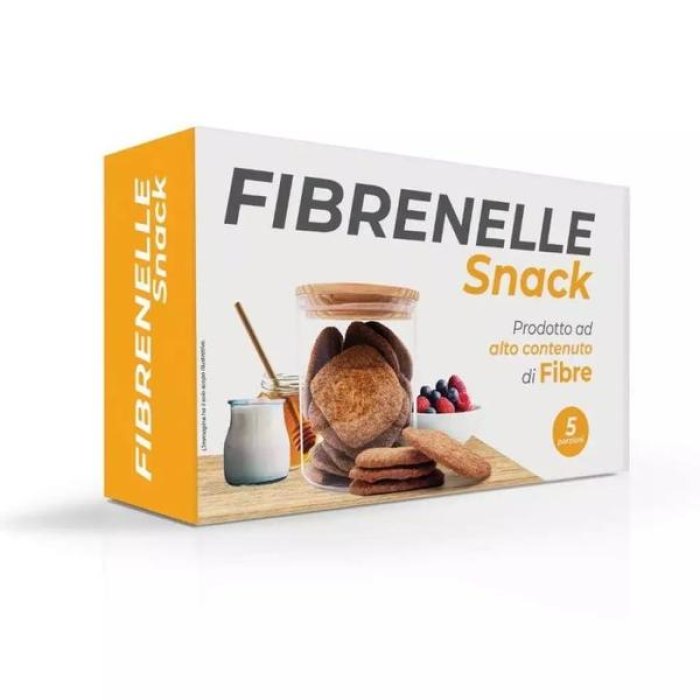 Fibrenelle Snack Ricco di Fibre 240 g – Spuntino Sano e Leggero Ideale per la Pausa Giornaliera