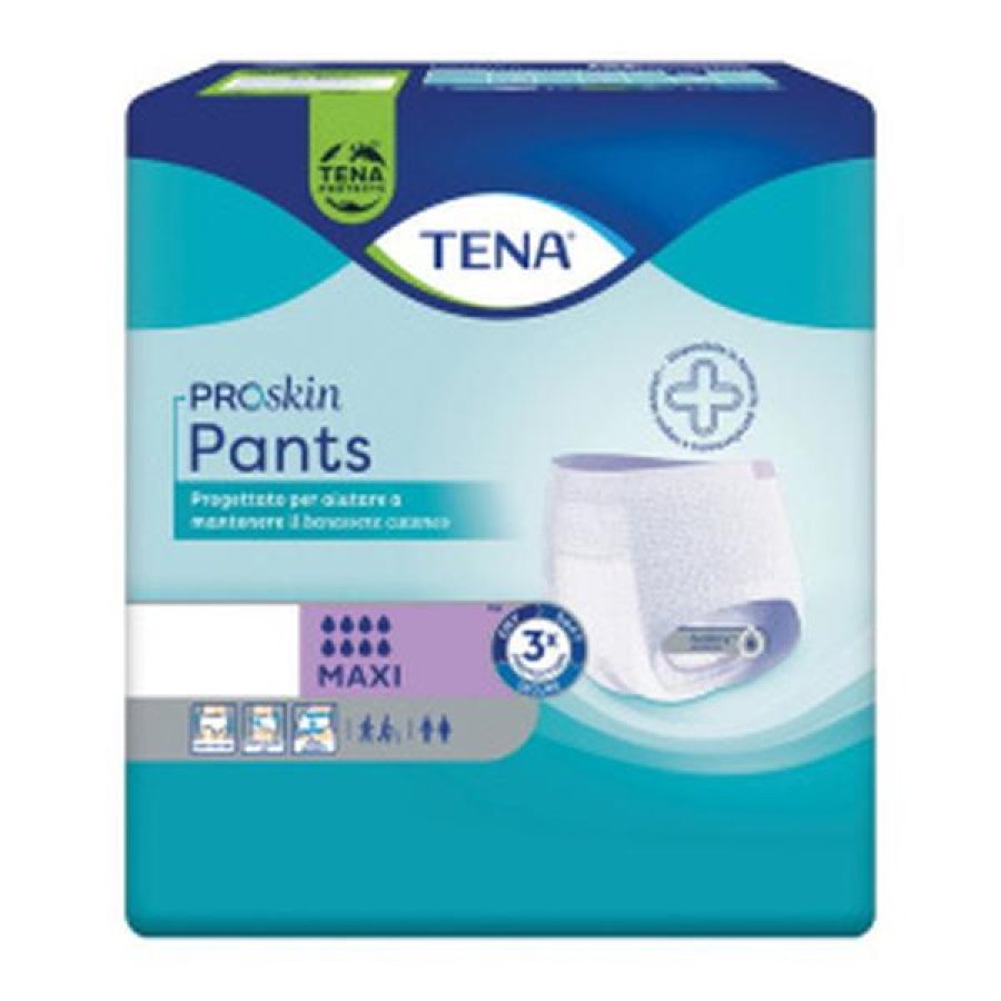 TENA Pants Maxi Pannoloni a Mutandina per Incontinenza Taglia S Assorbenza Extra Confezione da 10 Pezzi TENA Pants Maxi Pannoloni a Mutandina per Incontinenza Taglia S Assorbenza Extra Confezione da 10 Pezzi