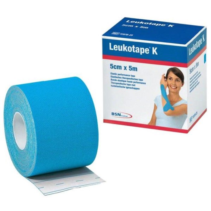 Actimove Leukotape K 5 cm x 5 m blu - tape kinesiologico elastico blu