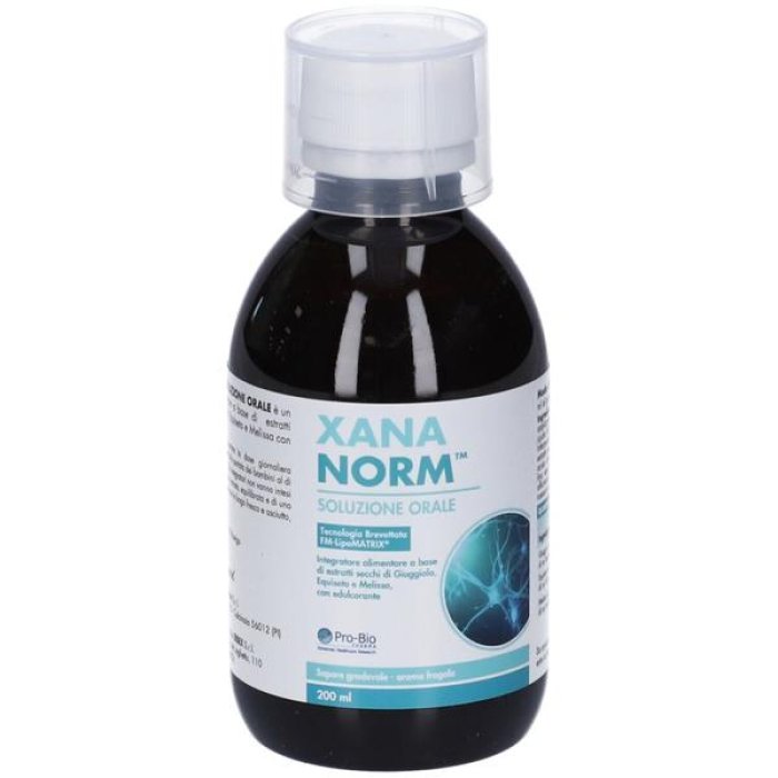 Xananorm soluzione orale 200 ml - integratore per rilassamento e sonno