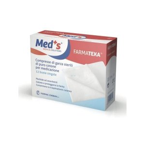 Garza F Care Cot 36x40 cm 12 pezzi - garze in cotone per medicazione e protezione ferite
