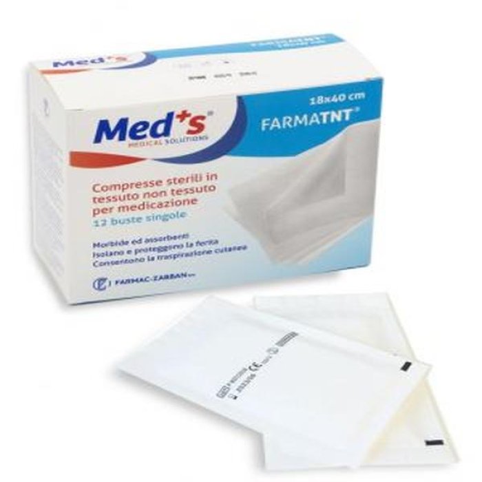 Garza F Care TNT 18x40 cm 12 pezzi - garze in tessuto non tessuto per medicazione