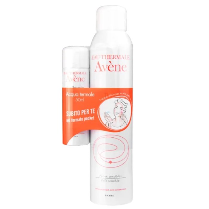 Avene Eau Thermale Acqua Termale Spray Kit 300 ml + 50ml 