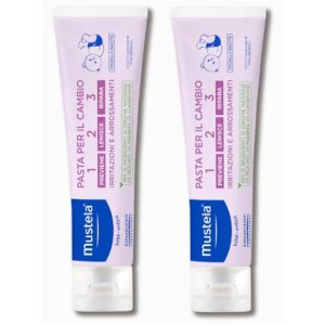 Mustela Pasta Cambio 123 Lentiva Protettiva 2 x 150 ml  Bipack 