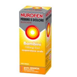 Nurofen Febbre bambini 100 mg/5 ml sospensione orale - antipiretico a base di ibuprofene