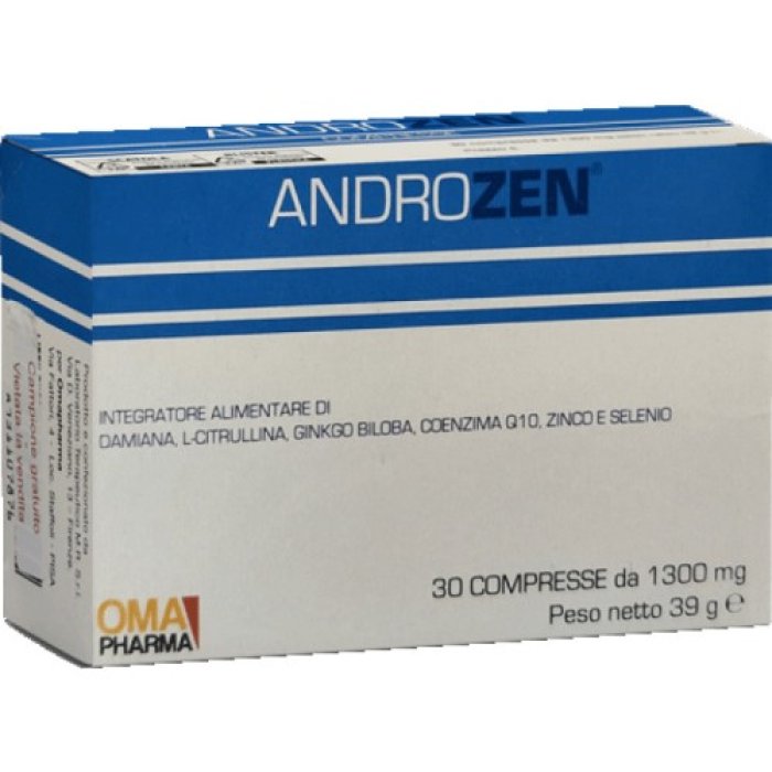 Androzen 30 compresse integratore naturale per la salute sessuale e il benessere uro-genitale maschile