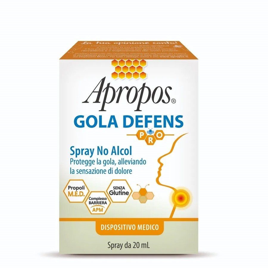 Apropos Gola Defens Pro Spray No Alcol 20ML Apropos Gola Defens Pro Spray No Alcol 20ML