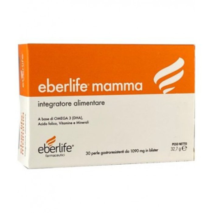 Eberlife Mamma integratore per benessere della futura mamma e del neonato 30 perle gastrointestinali