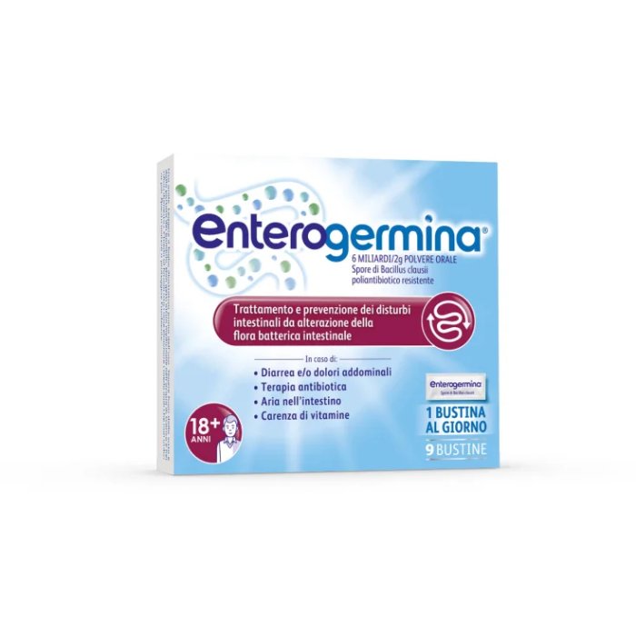Enterogermina Orale Sospensione 9 Bustine fermenti lattici 6mld/2g