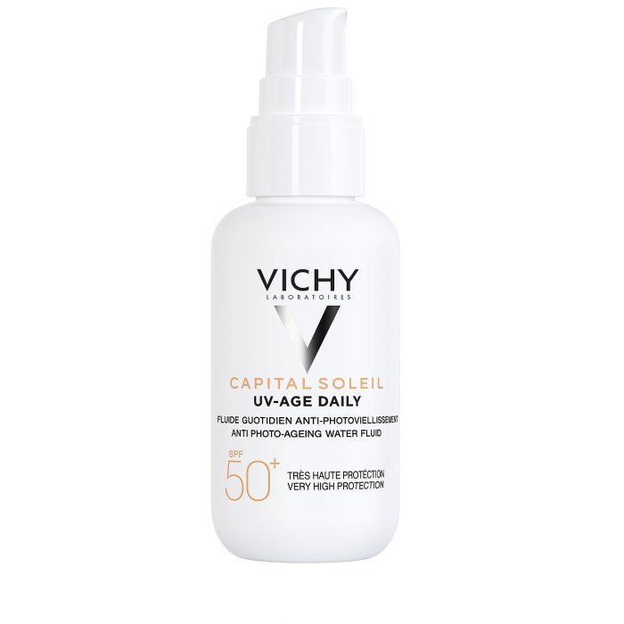 Vichy Capital Soleil Uv-Age SPF 50+ Protezione Solare Antiage 80 ml