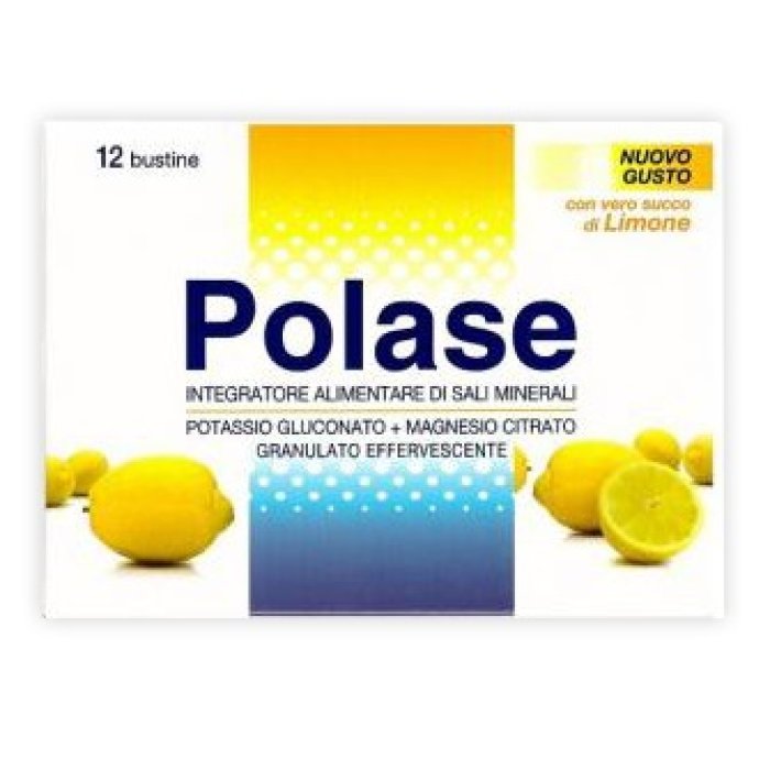 Glaxosmithkline Polase Sali Minerali Integratore Alimentare 12 Bustine Granulato Effervescente Limone