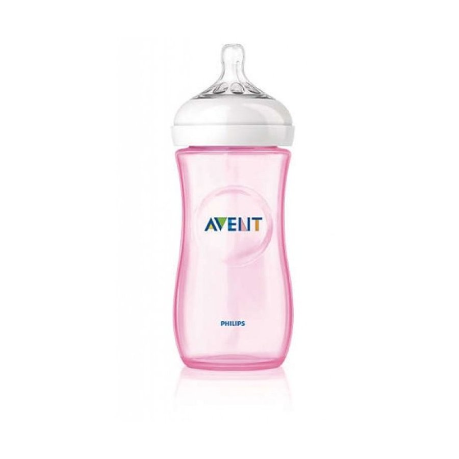 Philips Avent Biberon Natural Prime Poppate Rosa 6m+ 330ml