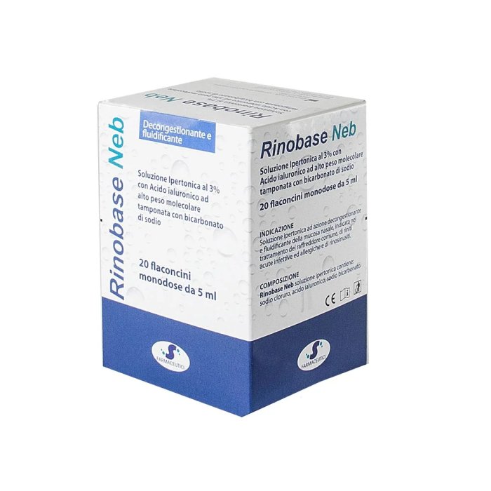  Rinobase Neb Soluzione Ipertonica 3%, 20 flaconcini