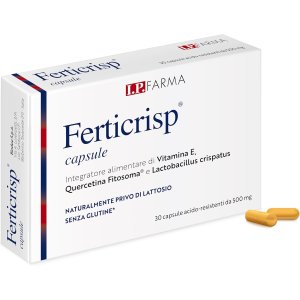 Ferticrisp Integratore Vitamina E e Probiotici 30 Capsule