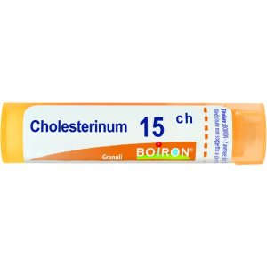 Boiron Cholesterinum 15 CH Granuli Omeopatici - Sollievo Naturale per il Colesterolo Alto 