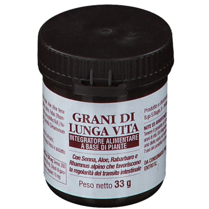 Grani di Lunga Vita Bioerbe 33 g - Integratore per il Transito Intestinale