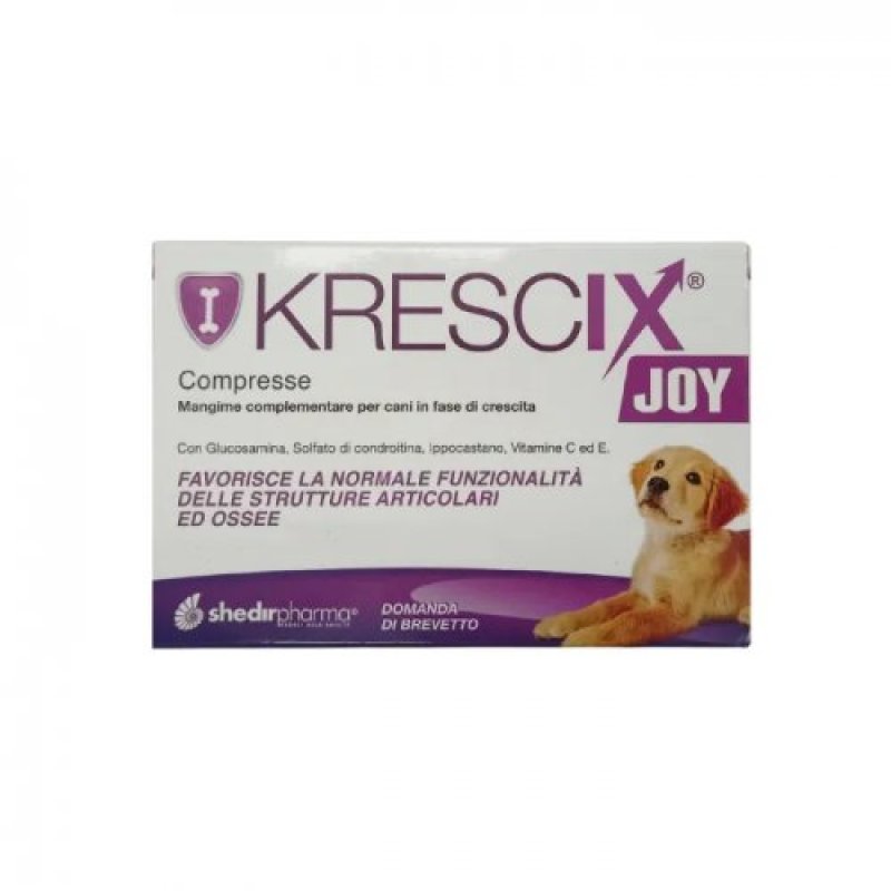  Krescix Joy Mangime Complementare per Cani in Fase di Crescita 90 Compresse - Sostegno Nutrizionale Essenziale per lo Sviluppo del Tuo Cucciolo