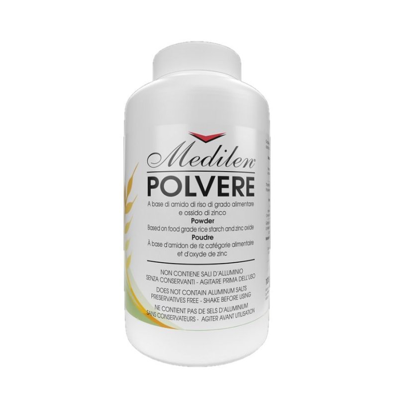 Medilen Polvere lenitiva 100 g a base di amido di riso e ossido di zinco