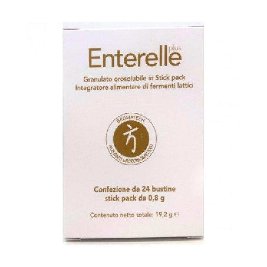 Enterelle Plus - Integratore Fermenti Lattici per la Flora Intestinale 24 bustine stick Enterelle Plus - Integratore Fermenti Lattici per la Flora Intestinale 24 bustine stick