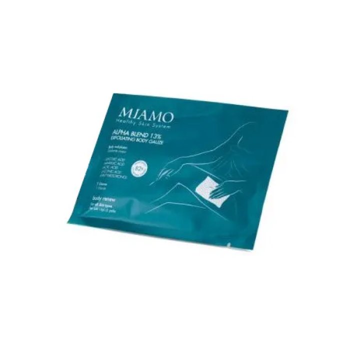 Miamo Alpha Blend 13% Esfoliante Corpo Garza Imbevuta 1 Bustina