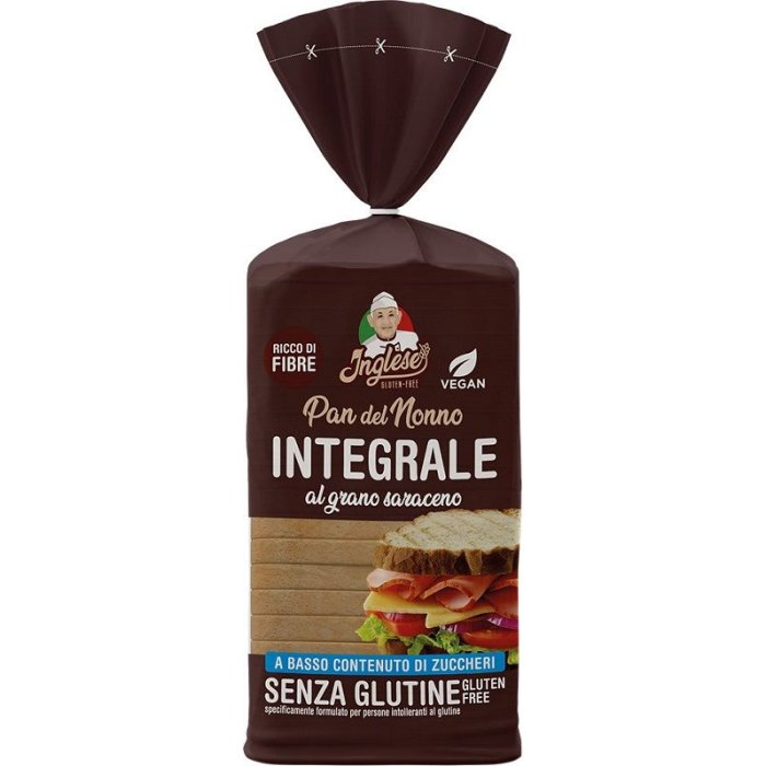 Inglese pan del nonno saraceno senza glutine integrale 300 g