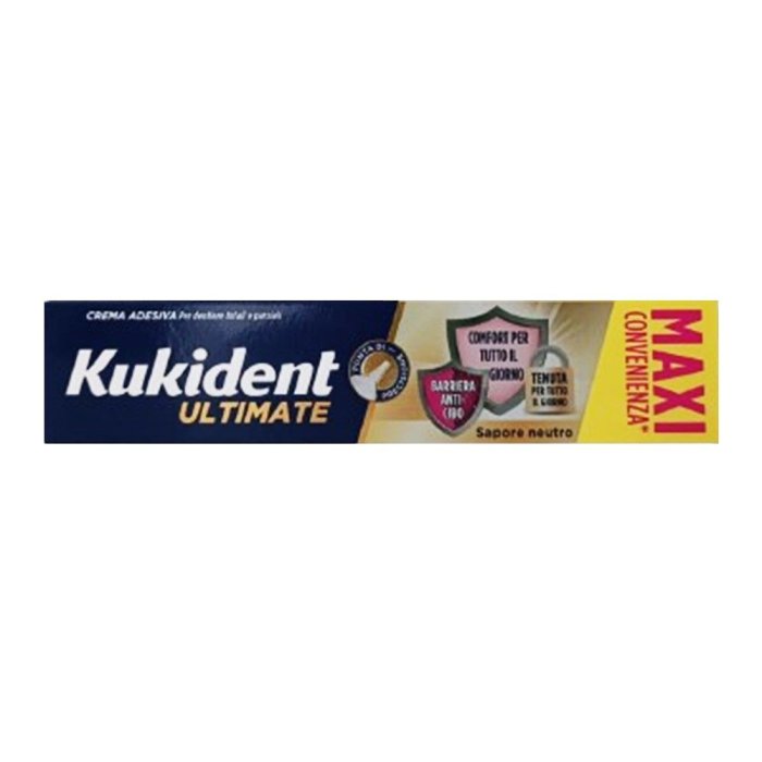 Kukident Ultimate crema adesiva per protesi dentarie sapore neutro 57 grammi