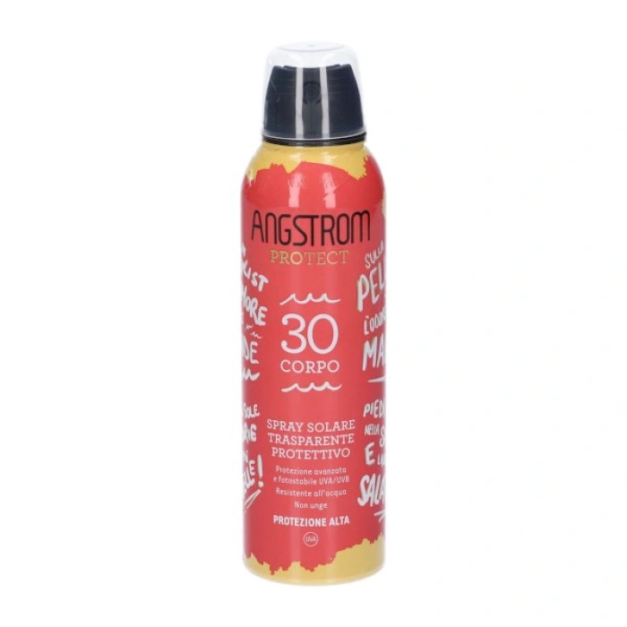 Angstrom Spray Trasparente Limited Edition Spf30 Protezione Solare Leggera 200ml
