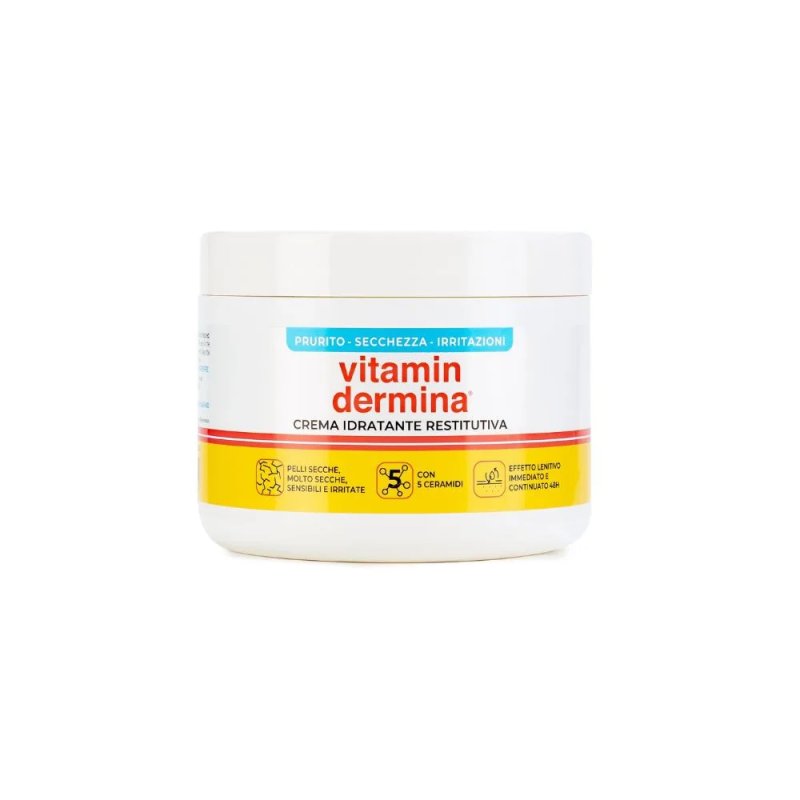 Vitamindermina Crema Idratante Restitutiva, 400ml